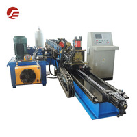Máquina formadora de rollos de canal Furring completamente automática Máquina formadora de rollos de perfil V para fabricación de canales de techo