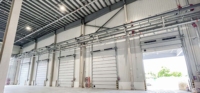Porte à enroulement électrique en alliage d'aluminium, porte à enroulement résistante au vent pour magasin, entrepôt, commerce, garage
