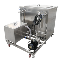 Machine de nettoyage par ultrasons à haute fréquence 175L enlèvement d'huile industrielle dispositif de nettoyage par ultrasons à haute pression