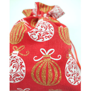 High Quality Drawstring Fabric <b>Gift</b> <b>Bags</b> for Christmas Present Packaging <b>Small</b> Pouch - Product Image 5