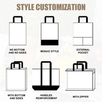 Sac en filet léger personnalisé avec logo, réutilisable et écologique pour les produits, la plage et les courses au marché