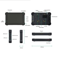 Mesa Robusta para Vehículo con Diseño de Voltaje Amplio de 7 Pulgadas, Android 13 y Entradas de Cámara AHD para Sistema de Asistencia al Conductor, Personalizable