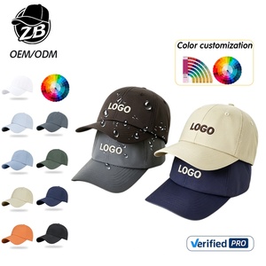 Gorra de Béisbol de Nailon Impermeable Personalizada al por Mayor, Unisex, Ajustable, para Deportes al Aire Libre, con Hebilla Metálica, para Golf y Running - Product Image 1
