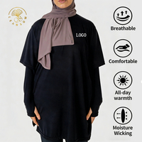 Vêtements de sport musulmans respirants de haute qualité pour l'été, personnalisation accélérée par le fabricant, tenue de sport islamique