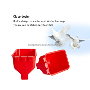 YYC Gà Thiết Bị Màu Đỏ Nhựa Cát Lồng Cup Gia Cầm Ăn Và Người Uống Cho Chim Bồ Câu Chim Cút - Product Image 4