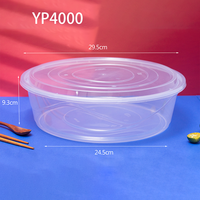 Contenant alimentaire empilable en plastique PP de haute qualité, sans BPA, compatible micro-ondes, grande boîte à lunch, bol à riz, moulé par injection