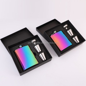 Bộ Bình Đeo Hông Bằng Thép Không Gỉ 6Oz 7Oz 8Oz Bộ Quà Tặng Cho Nam Kèm Ly Bắn Phễu Đựng Rượu Bằng Da Bình Đeo Hông Ly <span class=keywords><strong>Whisky</strong></span> - Product Image 4