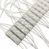 Modules LED AC110V 220V IP68 27*9mm 2835 SMD 3 LED 2W 3000k 10000k Corps ABS Modules LED étanches pour enseignes publicitaires