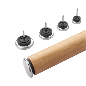 Thickened Iron Furniture Foot Nails, Silent Rubber Pad Glide Pins, Anti Slip Wear Resistant Floor <b>Protector</b> for <b>Sofa</b>, Table - Product Image 3