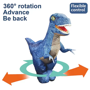 Gran función completa 2,4G juguetes inflables RC ataque masivo aire Titan <span class=keywords><strong>Control</strong></span> remoto dinosaurio T Rex más de 6 pies de largo - Product Image 5