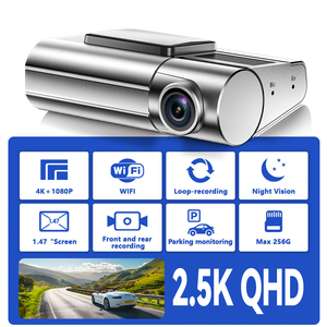<span class=keywords><strong>Cam</strong></span>éra de tableau de bord de voiture avec objectif grand angle F1.6, enregistreur vidéo Full HD 2K, vue réglable, vision super claire jour-nuit, boîte noire étanche, capteur G - Product Image 4