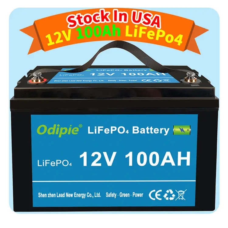 LiFePO4 Battery 12V 100AH Bluetooth Lithium Iron Phosphate Deep Cycle,100A Smart BMS,Support Battery Series or Parallel