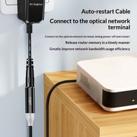Câble de réinitialisation pour routeur WiFi, réinitialiseur automatique avec minuterie 24h, contrôleur de réinitialisation en cas de panne de courant, modem optique