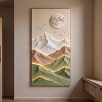 Nouvelle conception, grande taille, art mural décoratif pour entrée, paysage de luxe imprimé, affiche, peinture en porcelaine cristalline