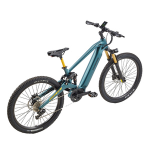 Bicicleta RANDRIDE MX500 de 27.5 Pulgadas con Motor Central de 500W y 15Ah, Horquilla de Aire Ajustable con Suspensión Completa, Bicicleta Eléctrica - Product Image 1