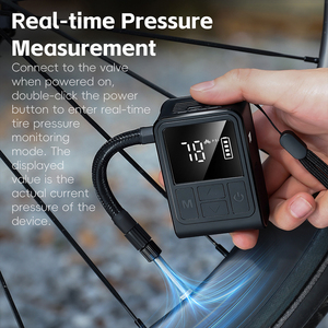 Pompe à air électrique portable WEST BIKING pour <span class=keywords><strong>vélo</strong></span> de montagne, <span class=keywords><strong>vélo</strong></span> de route, usage domestique, pompe à air haute pression - Product Image 6