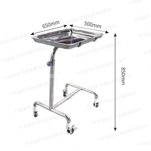 Carrito Médico Saiford con Soporte Quirúrgico de Elevación de Brazo Simple y Doble 650x500x850-1250mm para Uso Hospitalario - Product Image 3