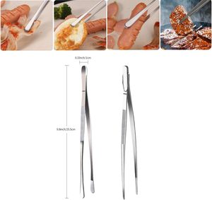 Pinzas de Cocina de Acero Inoxidable de 12 Pulgadas, Juego de Pinzas para Alimentos con Puntas Dentadas, Pinzas para Cocinar - Product Image 6