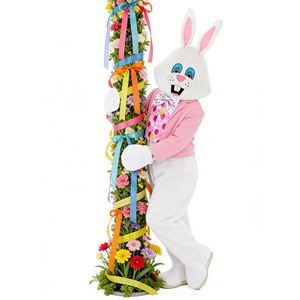 Ensemble de costumes de cosplay en peluche lapin de Pâques personnalisé pour enfants - <span class=keywords><strong>Tenue</strong></span> de mascotte de dessin animé pour <span class=keywords><strong>festival</strong></span> et spectacle sur scène pour enfants - Vente en gros - Product Image 3