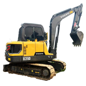 Mini-excavatrice sur chenilles Volvo EC55 d'occasion, d'origine suédoise |   Excavatrices de 5,5 tonnes |   Faible nombre d'heures de fonctionnement |   Excellent état - Product Image 1