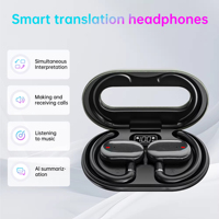 Auriculares Intrauditivos Inalámbricos con Bluetooth 5.4, Pantalla Digital, Larga Duración, Sin Cancelación de Ruido, Auriculares TWS