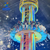 Jeux d'amusement personnalisés tour de chute du ciel manèges amusement tour pour enfants mini carnaval crier manèges machine à sauter pour les enfants