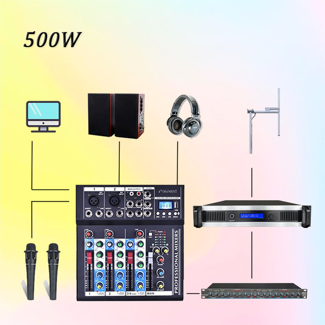 500W Radio & Tv Broadcasting 10 Pcs Equipment Complete Package