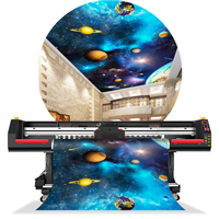 Impresora UV de Formato Grande MTuTech de 1.9m 3.2m, Impresora UV de Rollo a Rollo para Cuero, Papel Tapiz, Lienzo, Máquina Impresora Digital