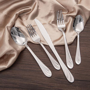 Ustensiles <span class=keywords><strong>en</strong></span> acier inoxydable de haute qualité Design baroque Repas élégants Finition miroir Cuisines minimalistes Restaurants Sans danger pour les aliments - Product Image 4