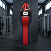 Sac d'entraînement de boxe Ronin en PU, durable, rempli de sable, rouge, bleu, noir, pour adultes