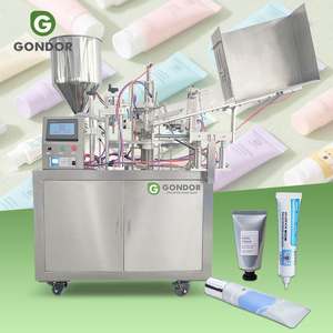 Rat Glue Sop Ointment Crimp Aluminum Manual Hair Color Feeder Semi-Automatic Tube Fill Machine for Tube - Product Image 1