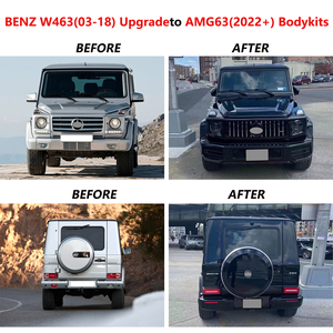 G class 2003-2018 W463 <span class=keywords><strong>Ancienne</strong></span> mise à niveau vers 2022 UP W464 G63 AMG Style Large Surround Car Upgrade Bodykit Pour <span class=keywords><strong>Mercedes</strong></span> Benz W463 - Product Image 3