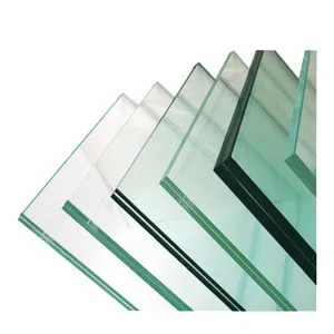 Qingdao factory 6.38 8.38 10.38 12.38 16.76mm float glass tempered laminated glass manufactures for building applications