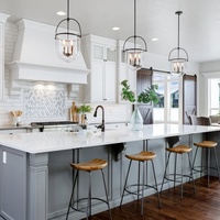 Meubles de cuisine en bois massif, design luxueux pour usage domestique, solution tout-en-un, service rapide