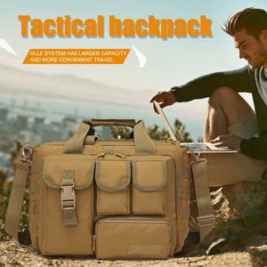 Bolsa de Mensajero Táctica Multifuncional, Bolsas para Portátil de Gran Capacidad con Sistema Molle, Bolso de Hombro Portátil para Hombre - Product Image 4