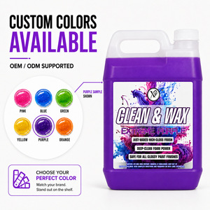X9 High-Foam Pre-Wash Car Wash Liquid 5L <strong>Purple</strong> Concentrated Mud Sand Softening Loosening Detergent <strong>Cleaner</strong> - Product Image 5