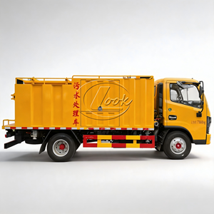 รถดูดและบำบัดน้ำเสีย 5 ลูกบาศก์เมตร DFAC รถบำบัดน้ำเสียนอกสถานที่ - Product Image 1