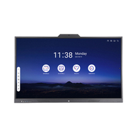 Pizarra Electrónica Interactiva de 98 Pulgadas, Montada en la Pared, Táctil de 20 Puntos, Full HD 1080p, Todo en Uno para Conferencias, Antideslumbrante