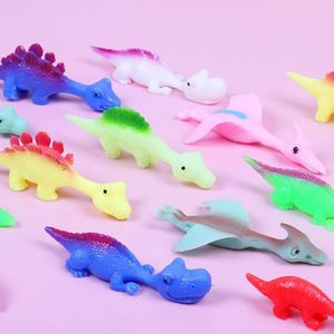 Nouveauté : Jouets créatifs de tir au doigt Dinosaures, Jouets anti-stress en TPR Dinosaures à tirer à la cible avec lance-pierre - Product Image 4