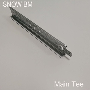 NEVE BM Bianco di zinco cappotto <span class=keywords><strong>acciaio</strong></span> inox Falso soffitto sospendere T-Bar Principale Tee Accessori - Product Image 4