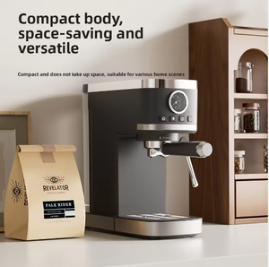 Cafetera Espresso Semiautomática Italiana Portátil en Oferta, de Acero Inoxidable 304 para Uso Doméstico, Capacidad de 6-10 Tazas, Eficiencia Energética - Product Image 3
