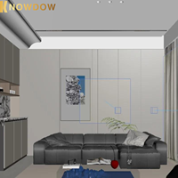 Renderizado 3D KNOWDOW, Arquitectura 3D, Diseño de Interiores, Villa de Lujo y Hotel, Solución Gráfica Moderna para Aplicaciones de Apartamentos