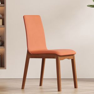 Chaise de salle à manger au design moderne et luxueux, en bois massif, en cuir PU, écologique, durable, portable, pour la maison, le <span class=keywords><strong>bureau</strong></span>, la salle de bain, l'hôtel, l'intérieur L008 - Product Image 6