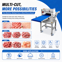Nouvelle machine automatique de découpe de viande, trancheuse de viande fraîche avec épaisseur réglable, grande capacité pour le bœuf, le poulet, le porc, l'usine alimentaire