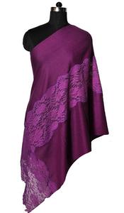 Écharpe Fine en dentelle pour femmes, Design yeux, en laine Fine - Product Image 6