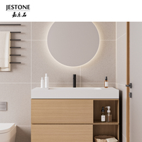 2023 Jestone vente chaude fantaisie bien fait acrylique solide Surface vêtements évier évier à linge avec planche de lavage