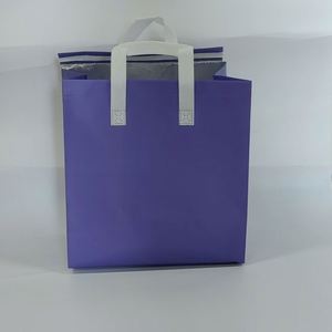 Sac isotherme personnalisé avec logo, pour la livraison de nourriture, portable, coloré, en non-tissé, réutilisable, pour les courses - Product Image 4