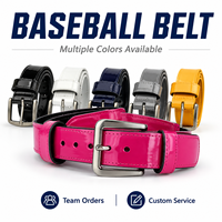 Ceinture de baseball personnalisée pour uniforme sportif d'équipe, pour jeunes et adultes, ligue scolaire, tournoi, OEM ODM