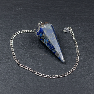 Pendules de guérison en aquamarine, pierres semi-précieuses, orgone, pendule d'orgone pour la guérison, acheter des pendules d'orgone en ligne, acheter de l'orgone - Product Image 3