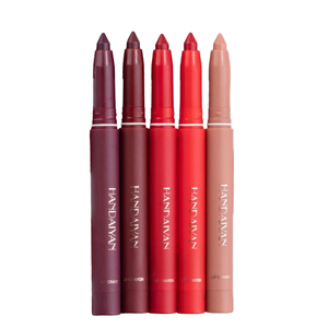 ชุดดินสอเขียนขอบปากเนื้อแมท 12 สี เม็ดสีแน่น ไม่เหนียวเหนอะหนะ สูตรแร่ธาตุ เกลี่ยง่าย ติดทนนาน แฟชั่นสำหรับแต่งหน้าประจำวัน - Product Image 1